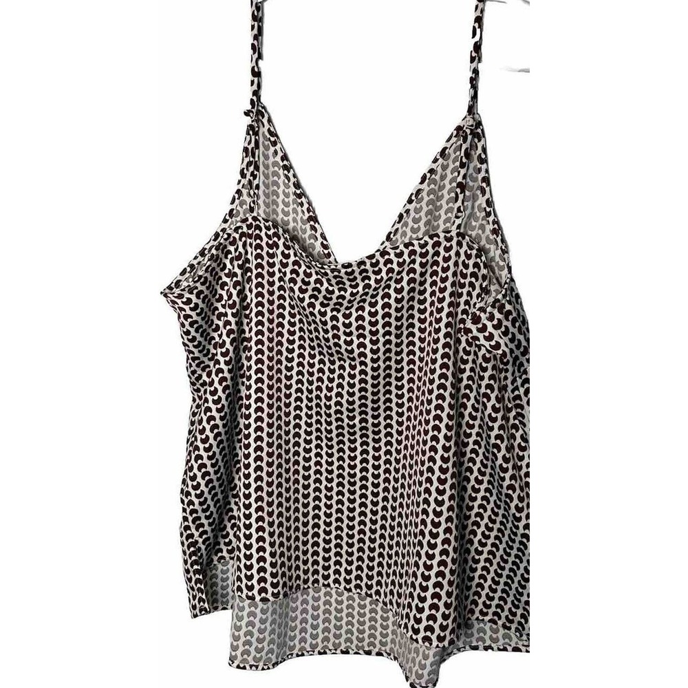 A New Day Women's Cami‎ MAtte satin V neck Pullover Dark brown Size XXL - Picture 3 of 5
